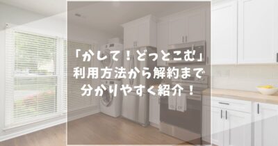 かして！どっとこむの口コミ評判は？利用から返却までの流れなど網羅的に紹介します！